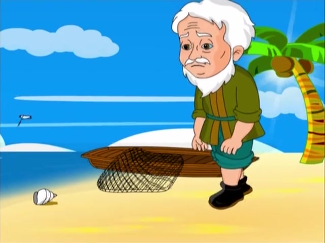 渔夫和金鱼动画电影图片