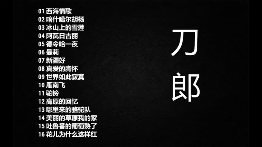 [图]刀郎【整轨WAV无损】~《辉煌十年绝版珍藏》 DTS5.1环绕