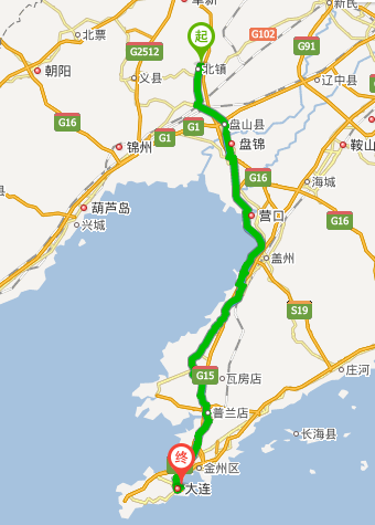 丹锡高速从北镇到大连有几个服务区