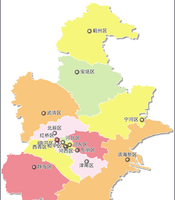天津共有几个县 市 区 啊!