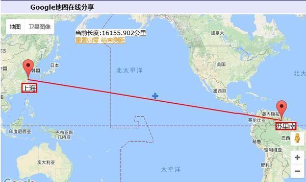苏里南位于上海哪方向