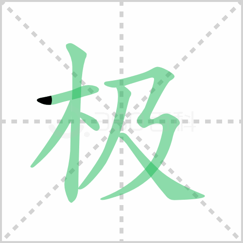 极的解释|读音|部首|组词