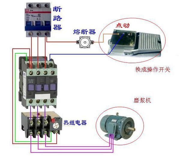 fdm~z150大豆磨浆机交流接触器安装