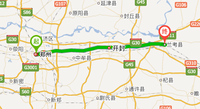 从郑州到兰考不走高速的路线