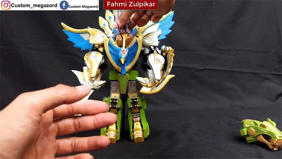 [图][转]魔改百兽战队gao power rangers wild force megazord皮特