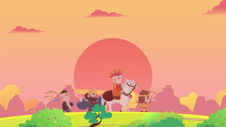 话说 唐僧师徒 四人途经火焰山,孙悟空向铁扇公主借芭蕉扇时,发现芭蕉