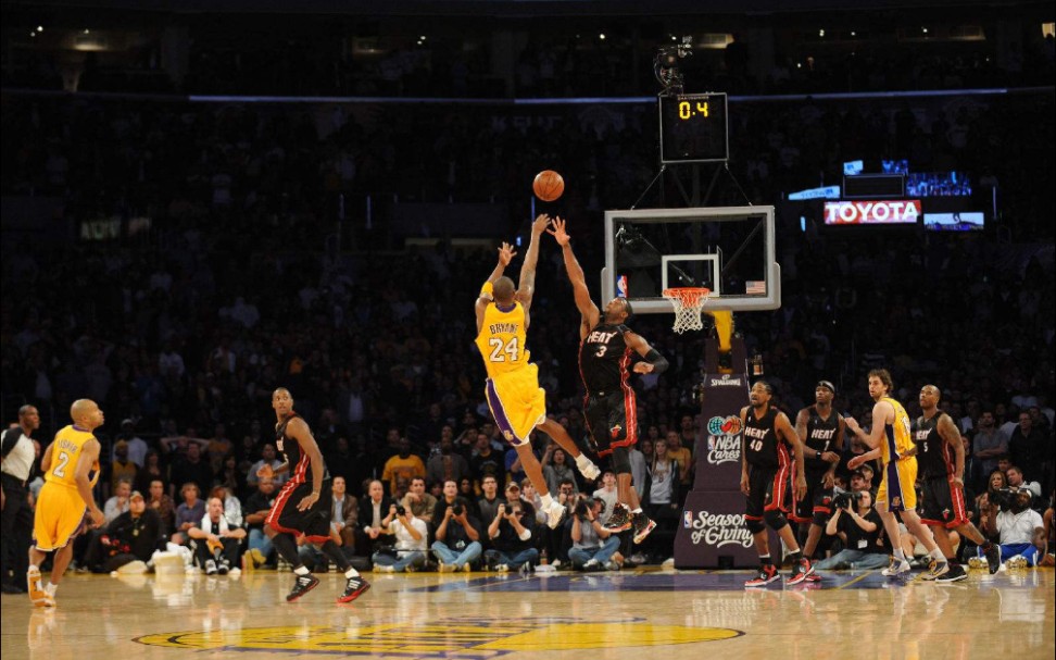 科比的十大逆天进球 绝杀