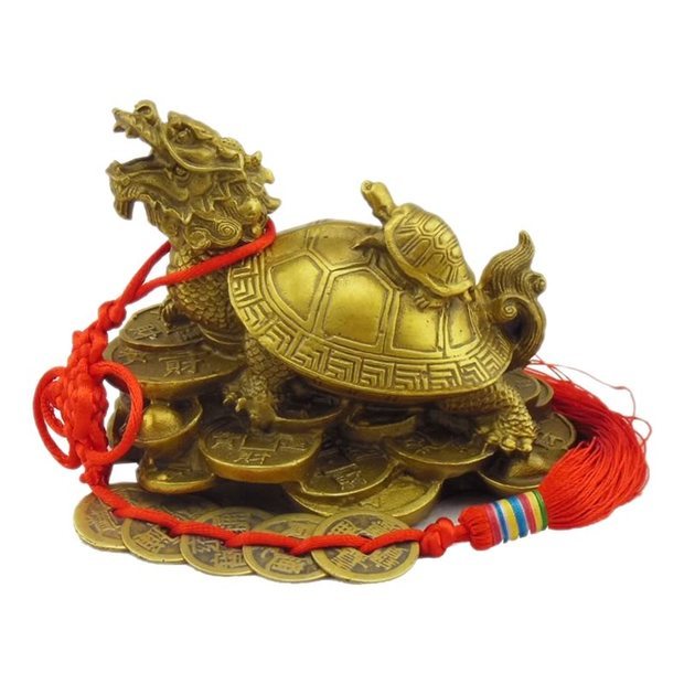 这都是风水上讲的镇物,工艺品店里面都有卖的,下图就是龙龟和天马,你