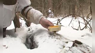 [图]俄军特种部队展示新式口粮,冰天雪地里靠小火苗热盒饭