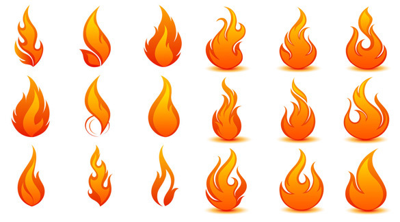 怎样简单画火图片