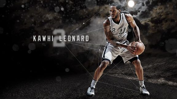 最强NBA伦纳德海报图片