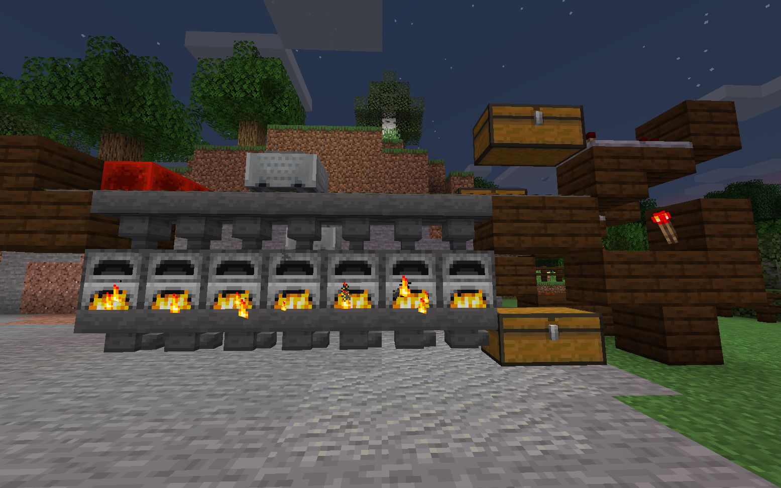 原味生存14:全自动熔炉,解决温饱问题=我的世界=