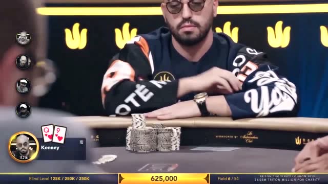 德州扑克:高手之间的 较量纯粹在于思维的 较量,看看没有击中的情况下