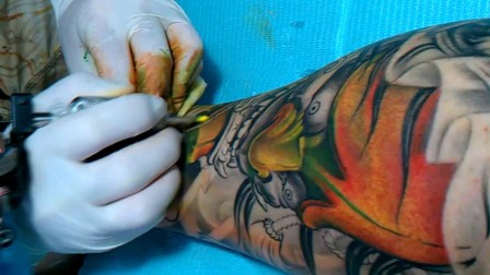 王雷刺青 般若 纹身