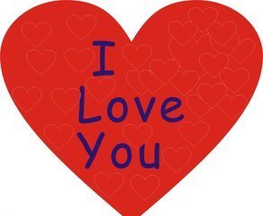 "我爱你"英文中一般译为"i love you".