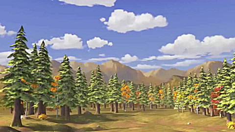 熊出没:狗熊岭出现 老虎  光头强撞见 老虎,衣服却被挂住不能走了