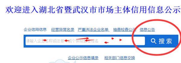 如何查询武汉工商局企业年报查询