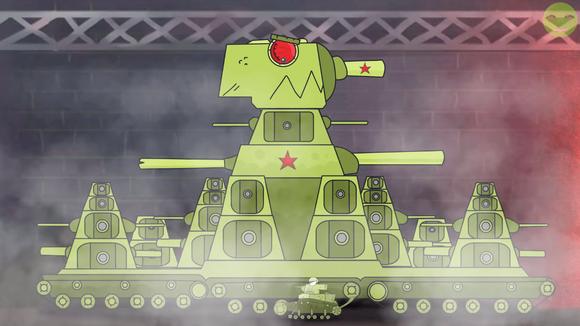 视频-坦克世界欢乐动画:kv44隆重登场!那一夜,我也曾梦见百万雄兵!