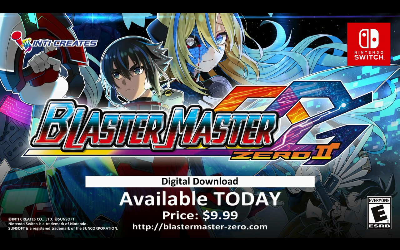 [图]《超惑星战记零2(Blaster Master Zero 2)》NS新作宣传片(1080P 60fps)