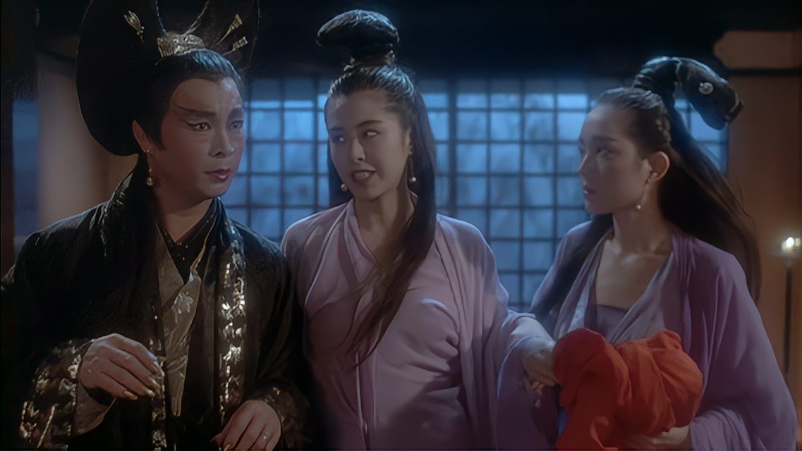 倩女幽魂:宁采臣与小倩约会,不料 姥姥突然出现,这下有好戏看了