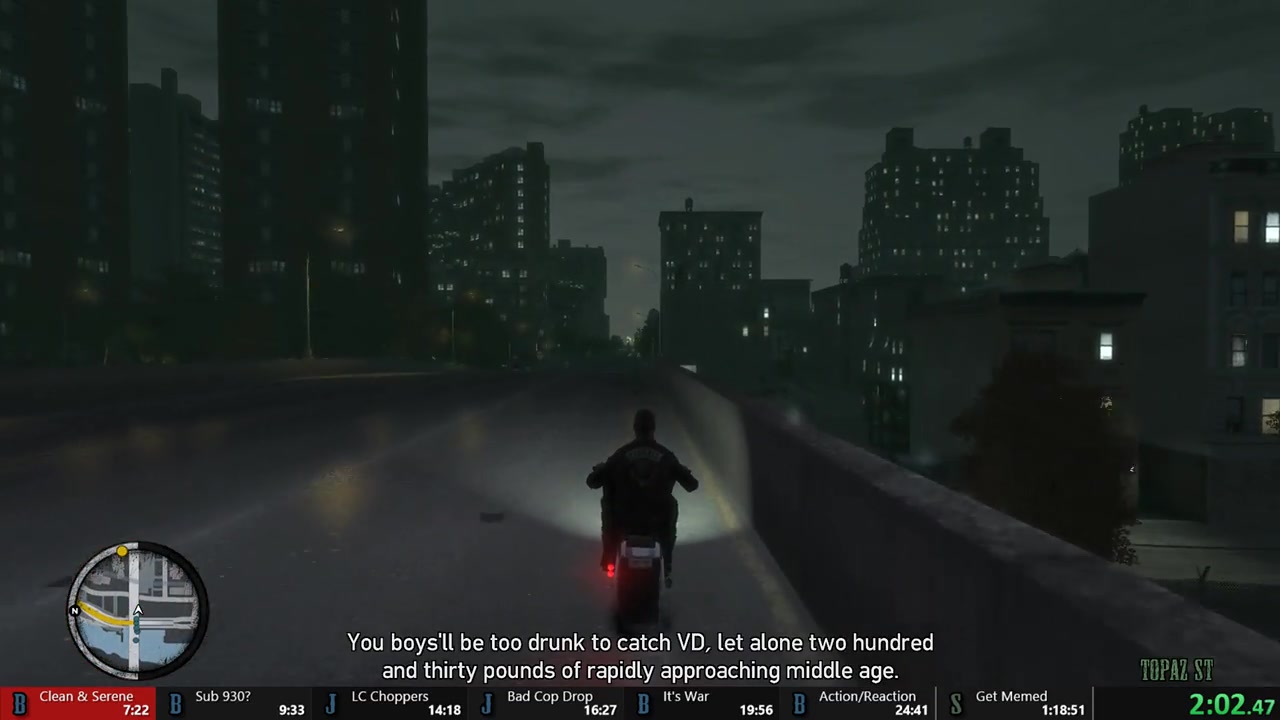 [图]【GTA4资料片】The Lost and Damned最快通关世界纪录1小时17分41秒