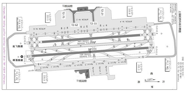 手绘机场跑道平面图图片