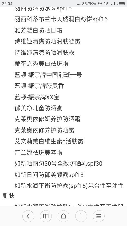 2017年315曝光的护肤品名单