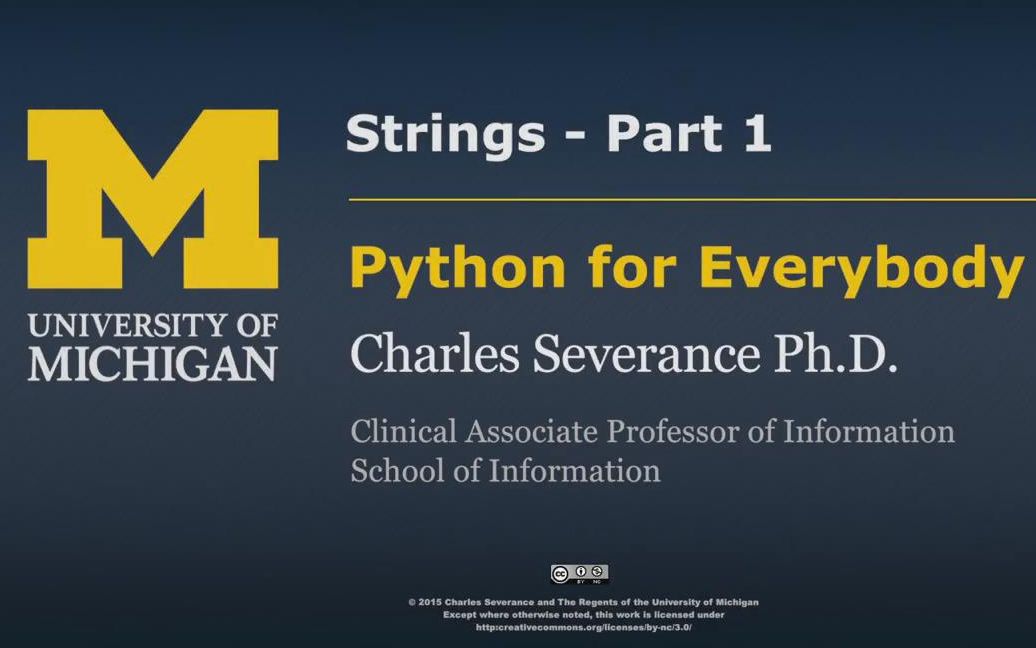 [图]Python For Everyone (Python Data Structures) Coursera课程