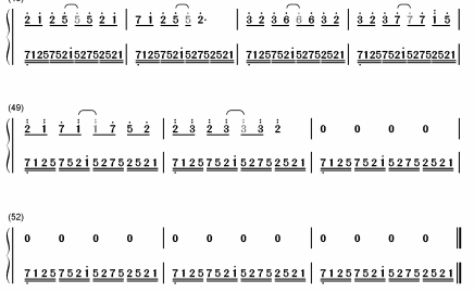 求四月是你的谎言again简谱