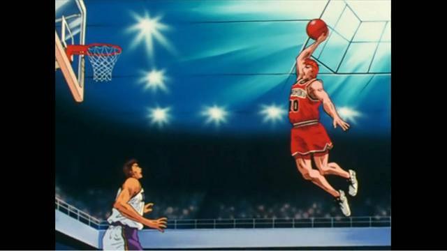 赤木长传,樱木罚球线起跳大灌篮!阿牧不惜犯规也要阻止!