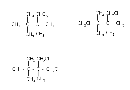 2,2,3,3—四甲基丁烷二氯代物有几种