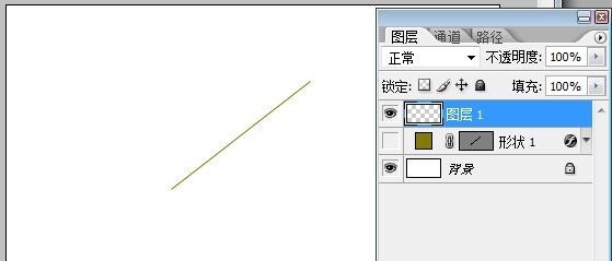 如何在PS里画直线