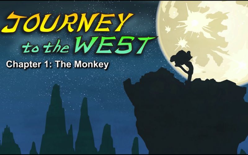 [图]「完整版英文动画西游记」Journey to the West——英语学习 Journey to the West 001 The Monkey