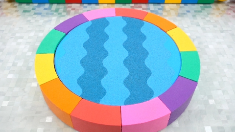 宝宝巴士魔力太空沙— 游泳池也可以手工diy,创意爽歪歪