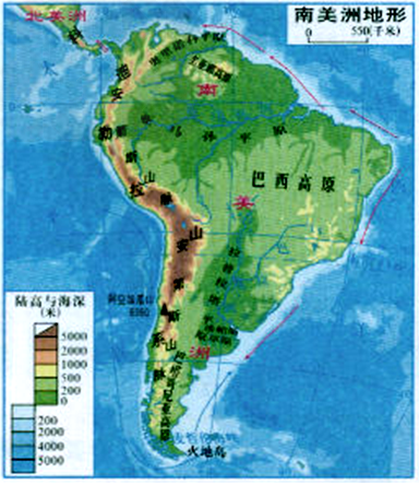 巴西亚马逊热带雨林属于哪个洲