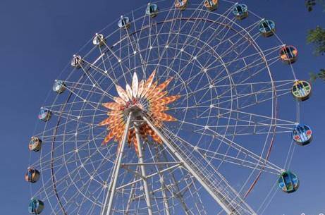 迷你世界里怎么做摩天轮