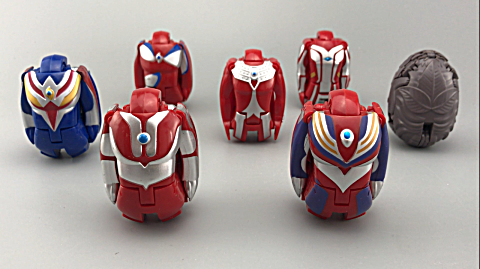 【菠萝上传】奥特曼对决软胶 奥特曼变形奥特蛋 奥特曼玩具