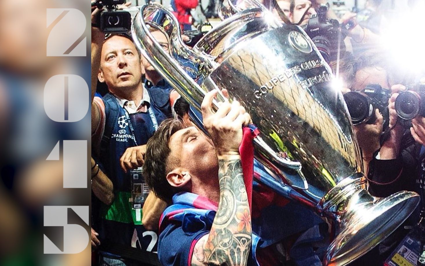 【梅西特写舔颜向cut】2015欧冠决赛丨尤文图斯vs巴萨