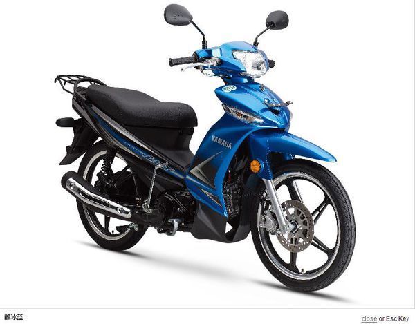 雅马哈摩托车i8蓝色图片官网