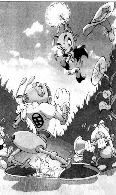 国产动画片《蚁王火柴头》