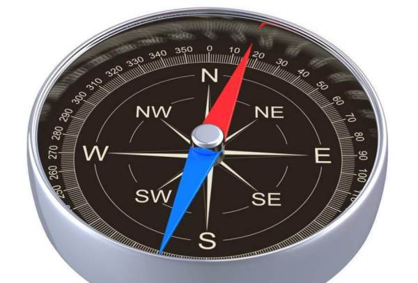 样的电子罗盘,智能手机一般都有这个软件,电子罗盘也被称为数字指南针