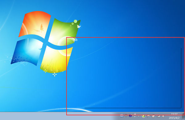 电脑桌面出现透明的方框,打开浏览器后透明方