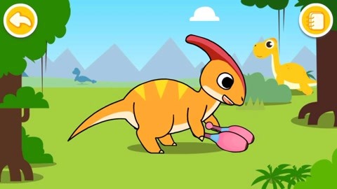 宝宝巴士恐龙世界 妙妙帮助副栉龙