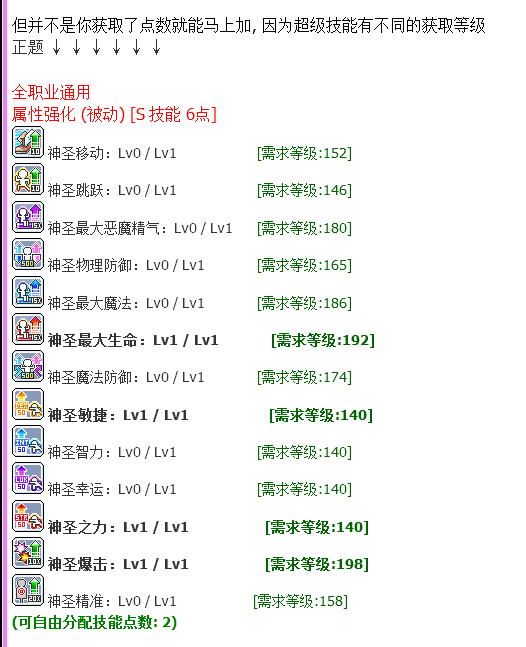 冒险岛火炮手超级技能怎么加点啊?