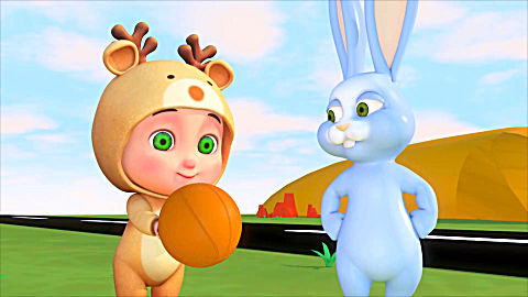 婴儿宝宝 玩投掷幸运 戒指   儿童早教动画片