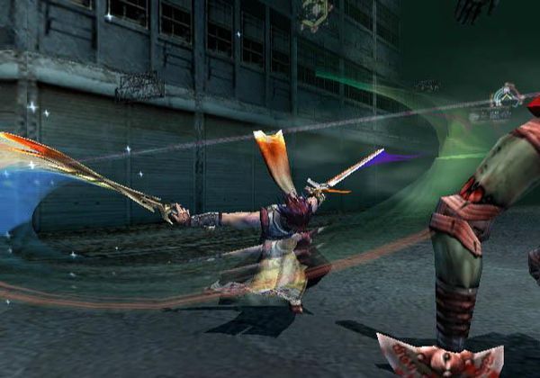 PS2上有一个一手拿剑一手拿刀的游戏,主角好