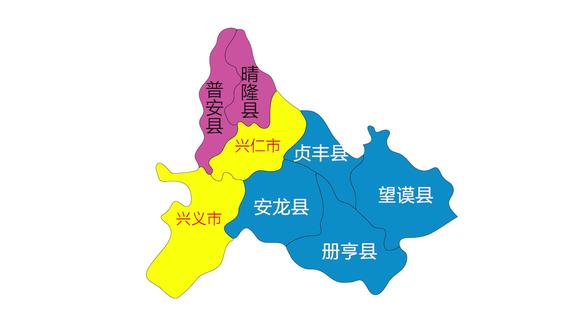 贵州普安乡镇地图图片
