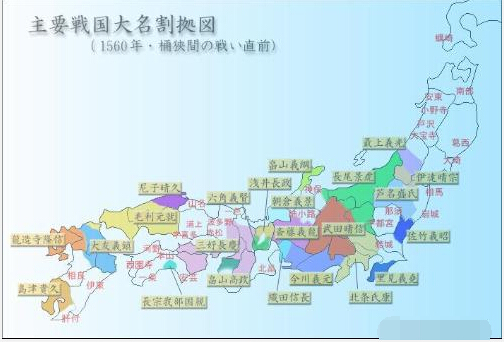 日本战国时期各势力有哪些?