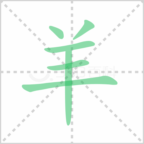 羊的解释|读音|部首|组词