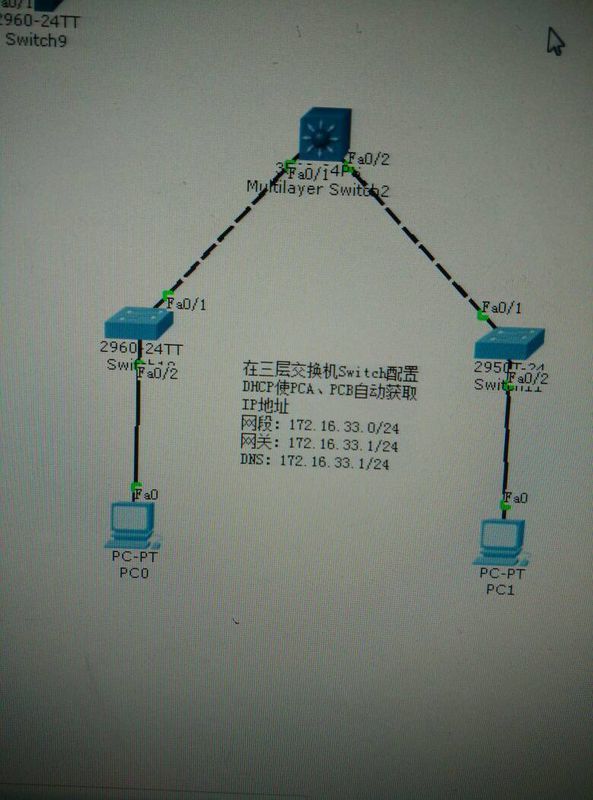 思科三层交换机如何配置成DHCP,求高手步骤